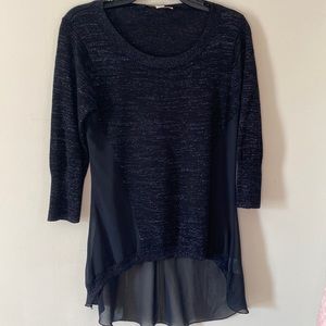 Comfortable Sheer and Sparkly Shirt👚